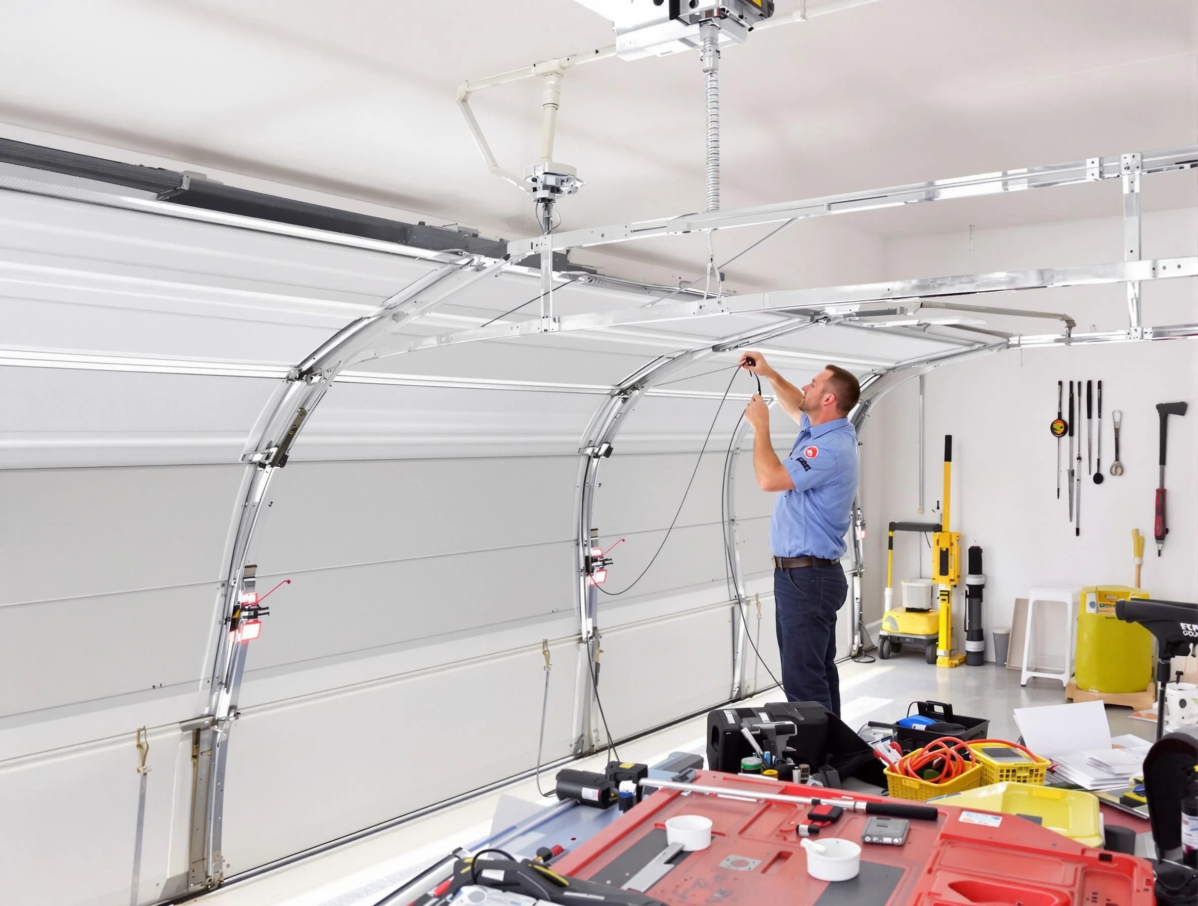 Garage door cable repair service by New Kensington Garage Door Repair in New Kensington
