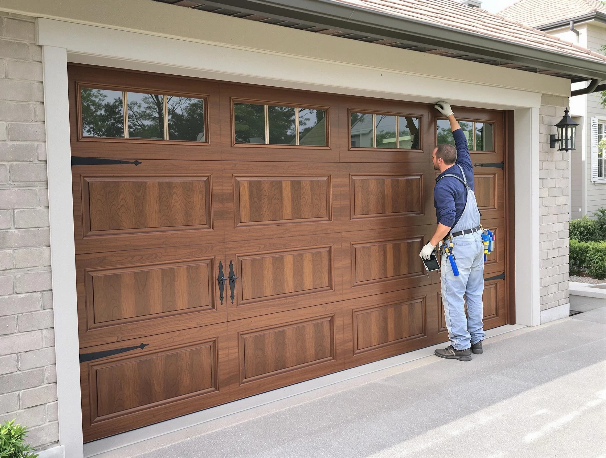 Custom garage door showcase by New Kensington Garage Door Repair in New Kensington
