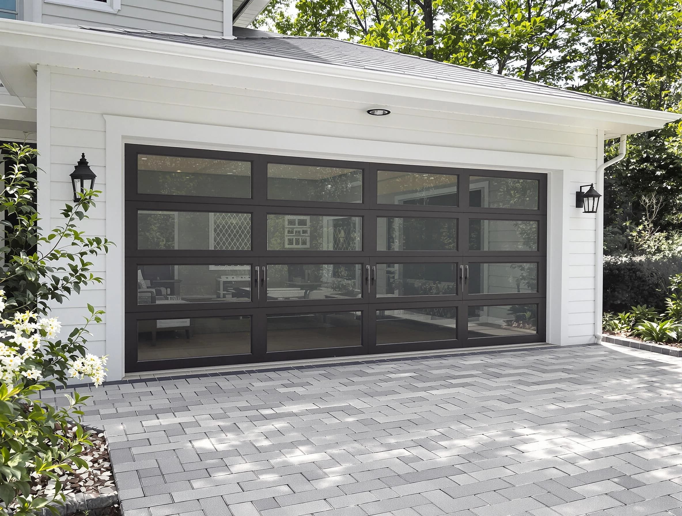 New Kensington Garage Door Repair design specialist presenting custom garage door options to New Kensington homeowner