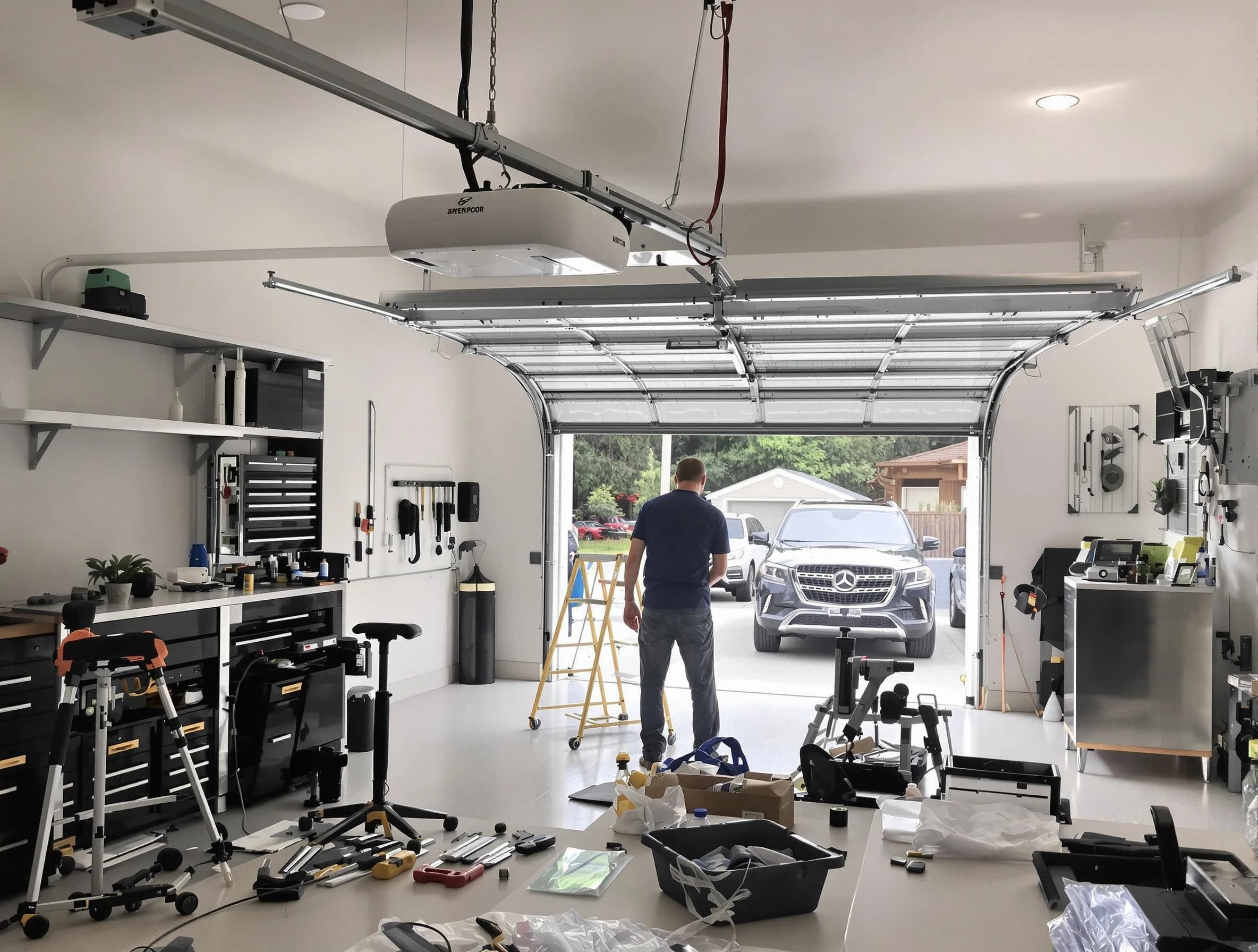 Garage door opener installation by New Kensington Garage Door Repair in New Kensington