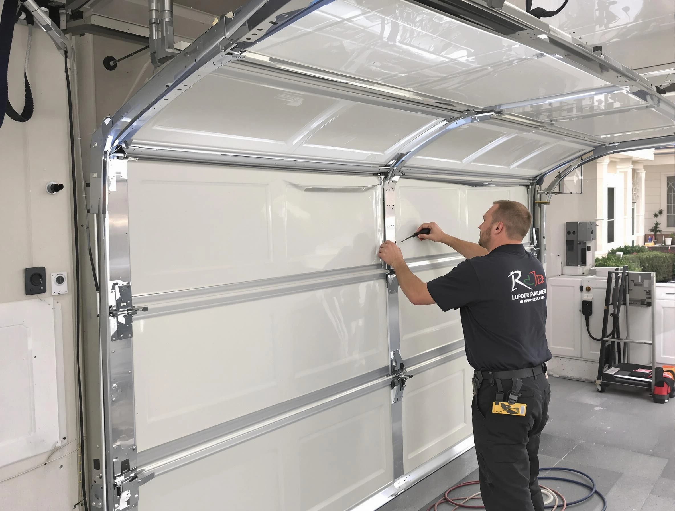 New Kensington Garage Door Repair professional performing panel repair in New Kensington