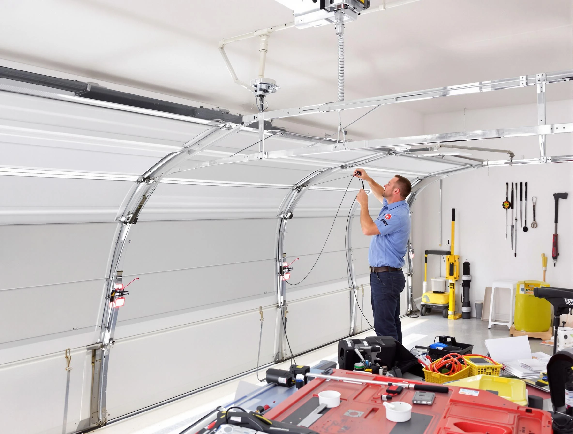 Garage door cable repair service by New Kensington Garage Door Repair in New Kensington